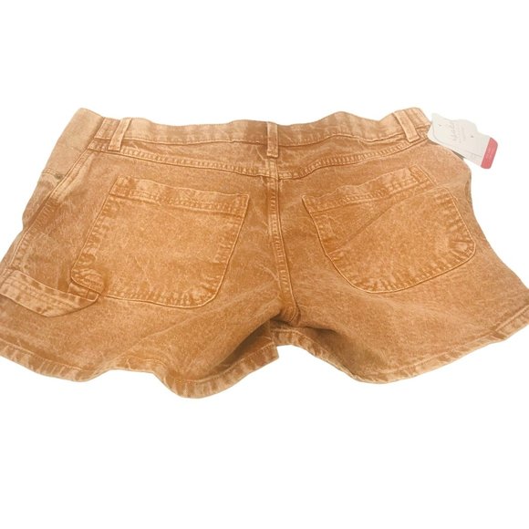 Isabel Maternity Ingrid/Isabel Women's Size 10 Side Panel Brown Carpenter Short - Picture 2 of 16